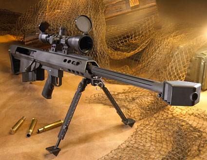Barrett .50 Cal Sniper Rifle add-on experience at Adrenaline Mountain Las Vegas shooting range