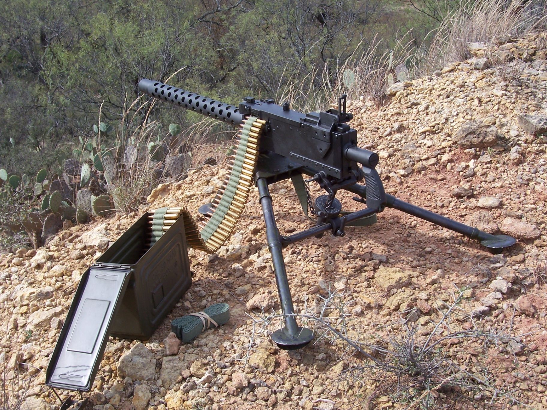 M1919 Browning – WW2 Belt-Fed Legend add-on experience at Adrenaline Mountain Las Vegas shooting range