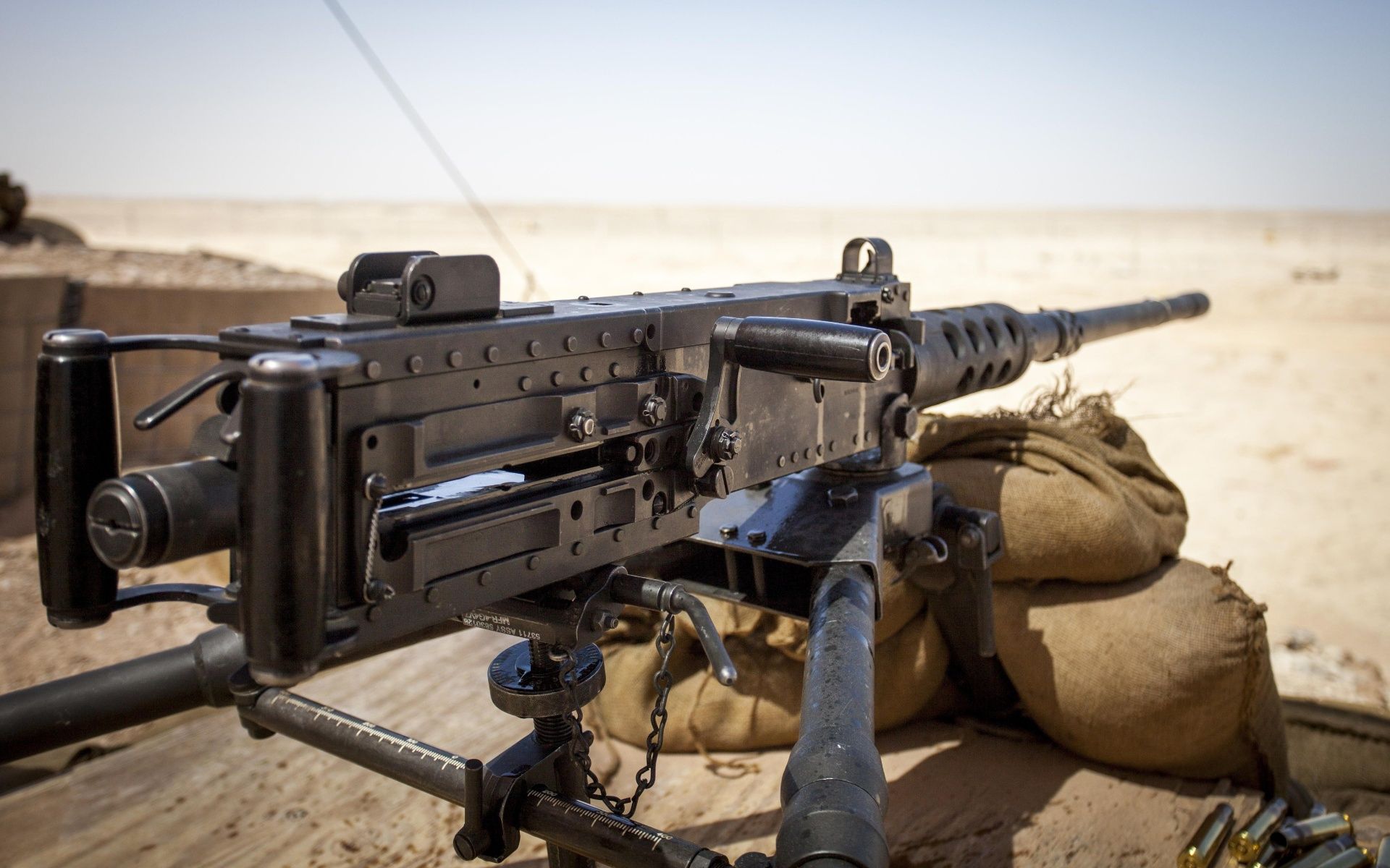 M2 Browning "Ma Deuce" – .50 Cal Heavy Machine Gun add-on experience at Adrenaline Mountain Las Vegas shooting range